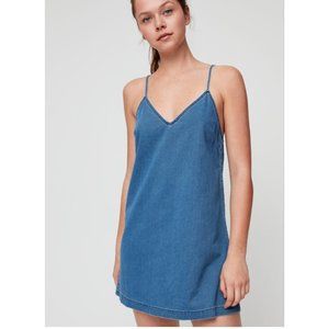 Aritzia Wilfred Free Vivienne Dress -- Medium, Denim